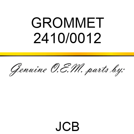 GROMMET 2410/0012