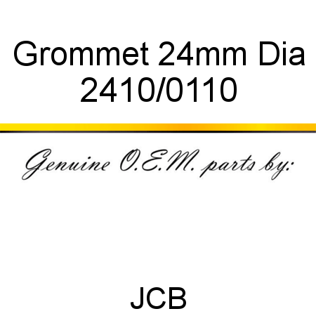 Grommet, 24mm Dia 2410/0110