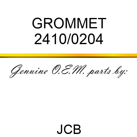 GROMMET 2410/0204