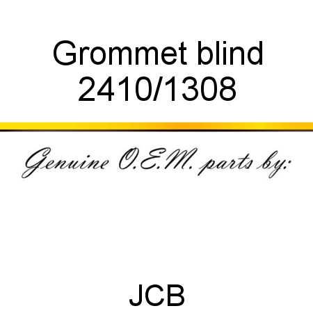 Grommet, blind 2410/1308