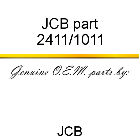 JCB part 2411/1011