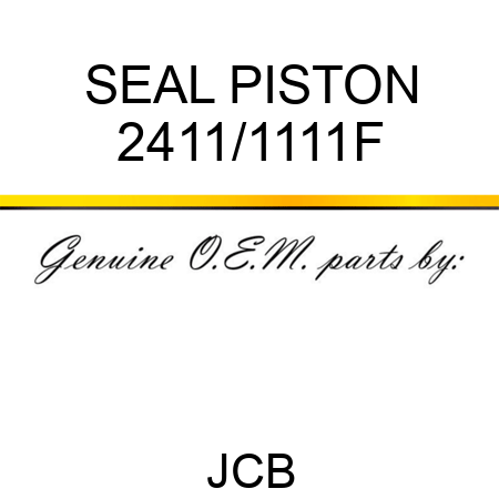 SEAL PISTON 2411/1111F