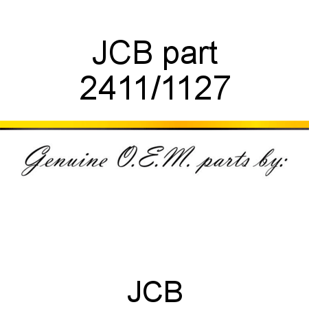 JCB part 2411/1127