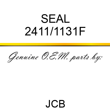 SEAL 2411/1131F