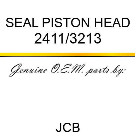 SEAL PISTON HEAD 2411/3213