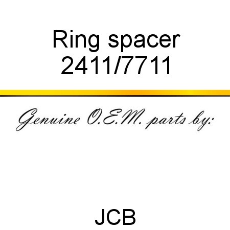 Ring, spacer 2411/7711