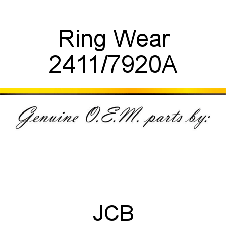 Ring, Wear 2411/7920A