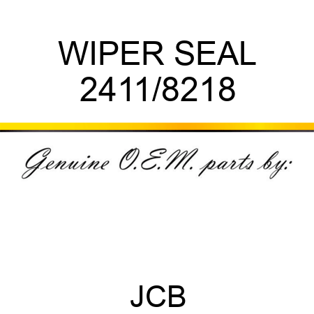 WIPER SEAL 2411/8218