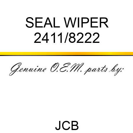 SEAL WIPER 2411/8222