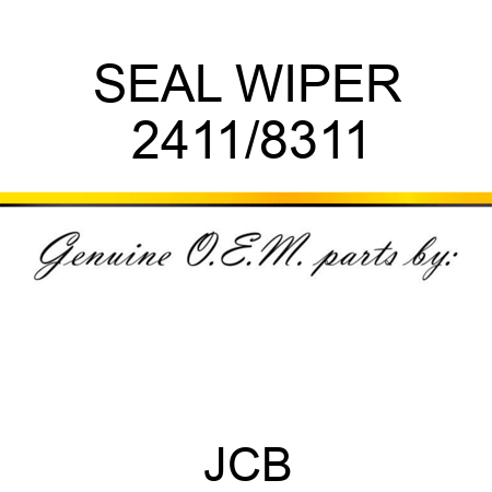 SEAL WIPER 2411/8311