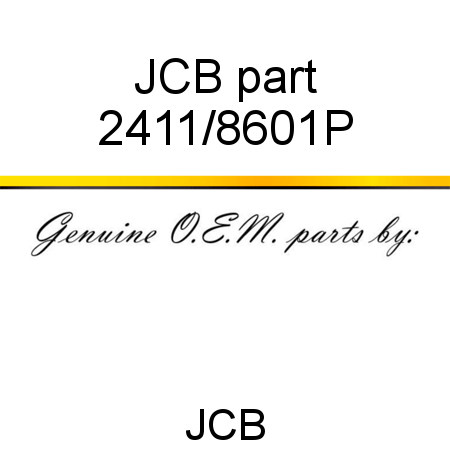JCB part 2411/8601P