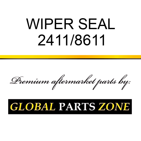 WIPER SEAL 2411/8611