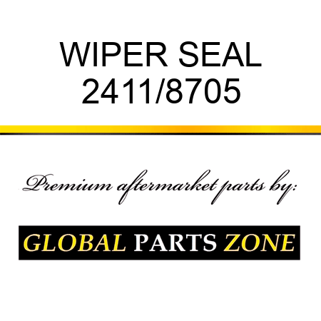 WIPER SEAL 2411/8705
