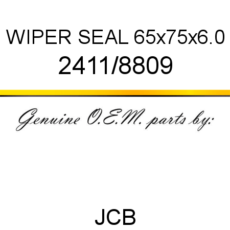 WIPER SEAL 65x75x6.0 2411/8809