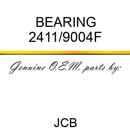 BEARING 2411/9004F
