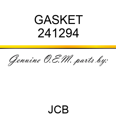 GASKET 241294