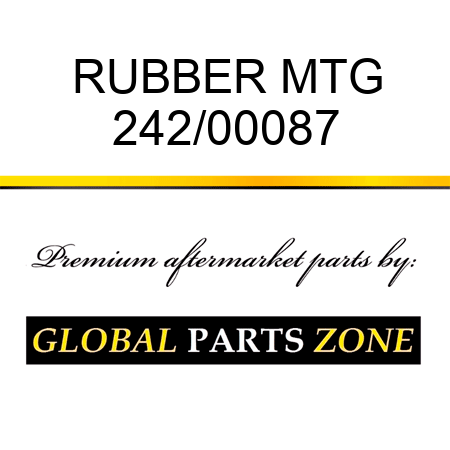 RUBBER MTG 242/00087