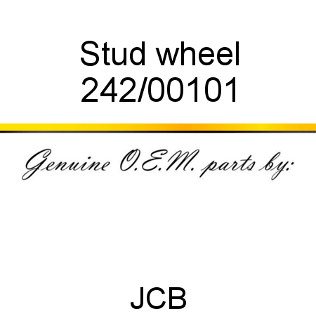 Stud, wheel 242/00101