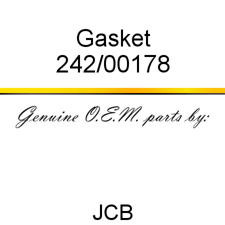 Gasket 242/00178