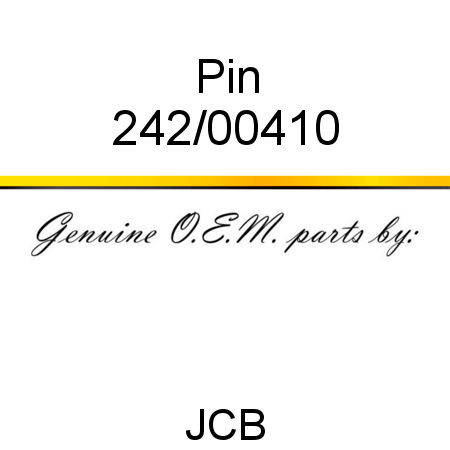 Pin 242/00410