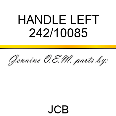 HANDLE LEFT 242/10085