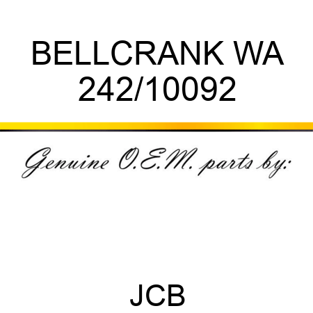 BELLCRANK WA 242/10092