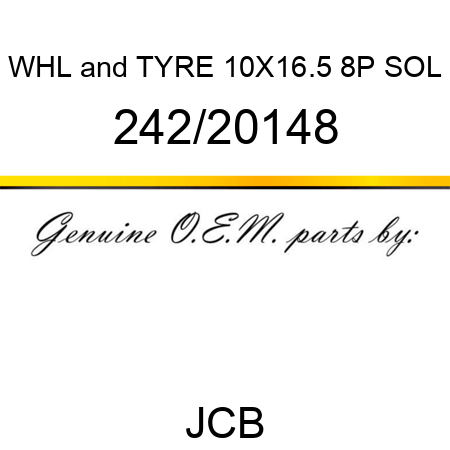 WHL&TYRE 10X16.5 8P SOL 242/20148