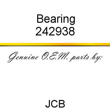 Bearing 242938
