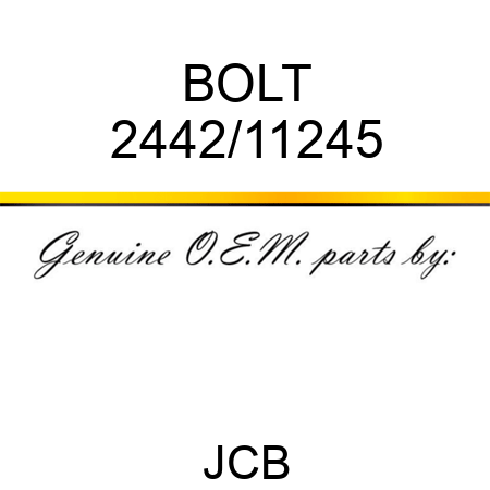 BOLT 2442/11245