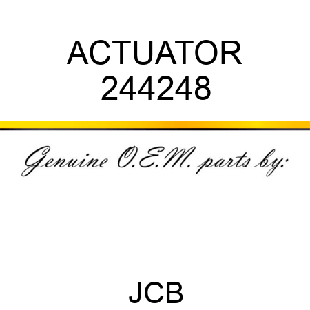 ACTUATOR 244248