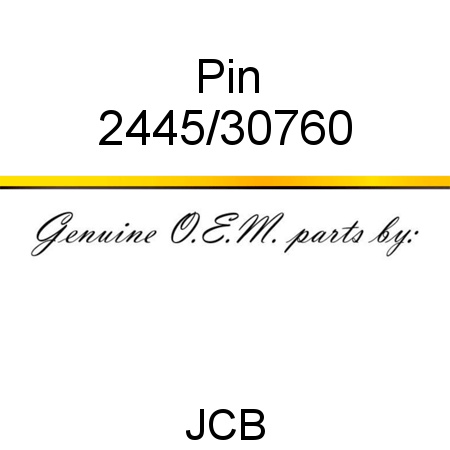 Pin 2445/30760