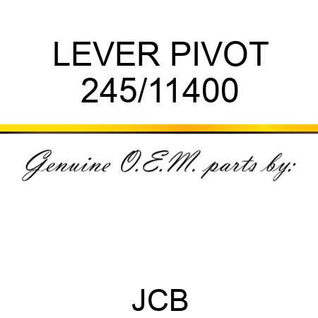 LEVER PIVOT 245/11400