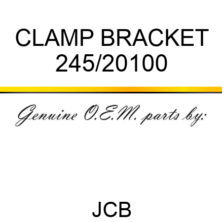 CLAMP BRACKET 245/20100