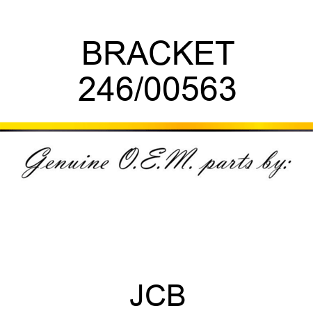 BRACKET 246/00563