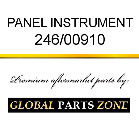 PANEL INSTRUMENT 246/00910