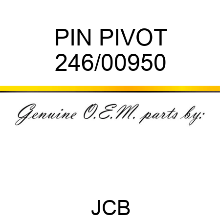 PIN PIVOT 246/00950