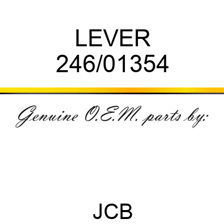 LEVER 246/01354