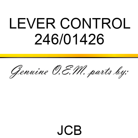 LEVER CONTROL 246/01426
