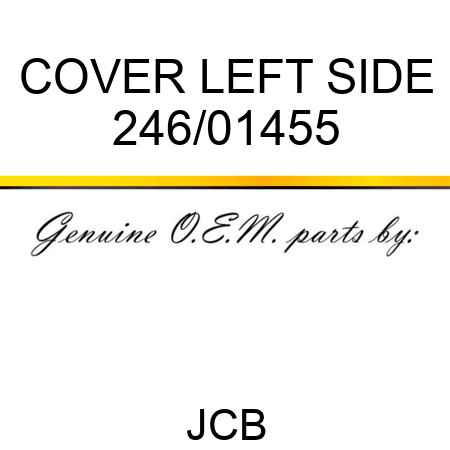 COVER LEFT SIDE 246/01455