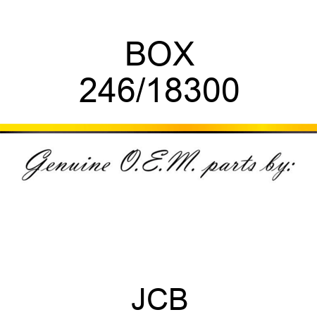 BOX 246/18300