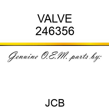 VALVE 246356