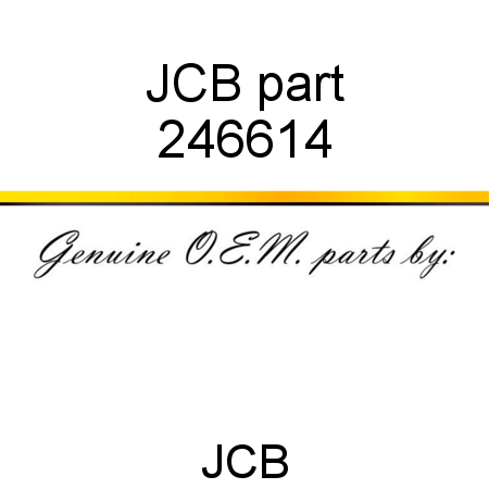 JCB part 246614