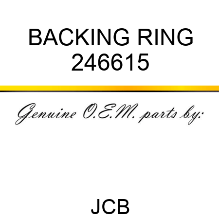 BACKING RING 246615