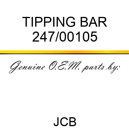TIPPING BAR 247/00105