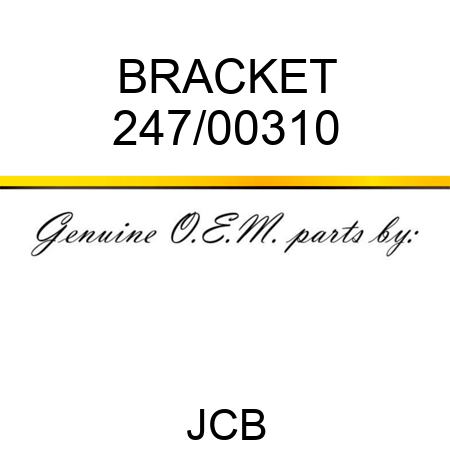BRACKET 247/00310