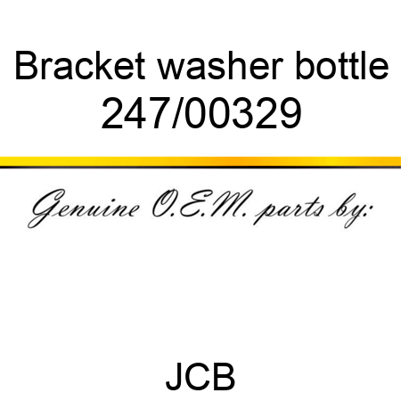 Bracket, washer bottle 247/00329