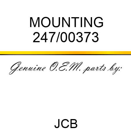 MOUNTING 247/00373