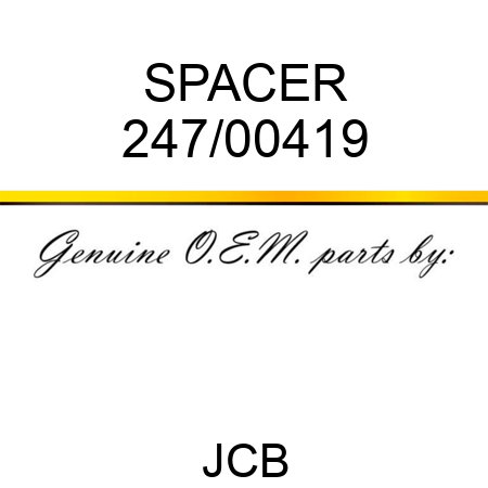SPACER 247/00419