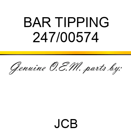 BAR TIPPING 247/00574