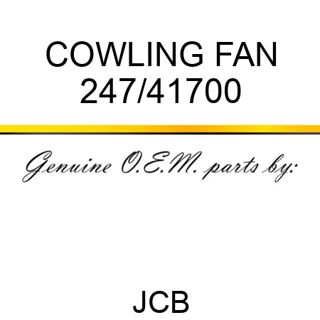 COWLING FAN 247/41700